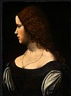 Leonardo Da Vinci Wall Art - Portrait Of A Young Lady